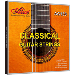 RAUYIVANY Colorful Nylon Classical Guitar Strings, Nylon Strings Core, Colorful Coated Copper Alloy Wound, Normal Tension. 028-.043
