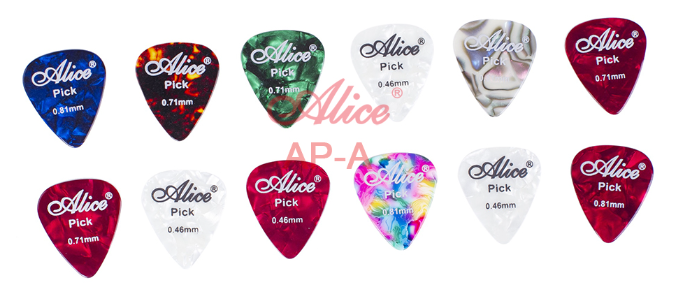 The Legacy of Celluloid: Exploring ALICE STRINGS' Iconic Guitar Picks