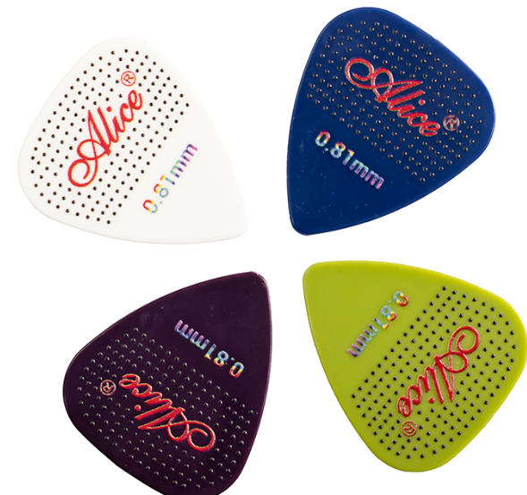 Grip and Glide: Exploring the Versatility of ALICE STRINGS' Guitar Picks with Grip